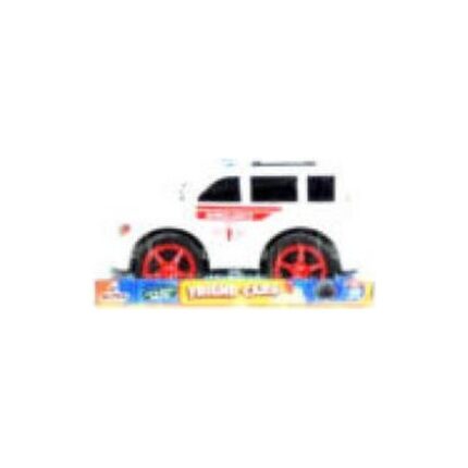 ÇLK Toys Џип за брза помош со големи тркала, бела боја