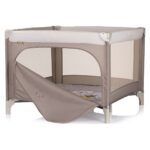Kosh loje portativ Chipolino Pop Up 100×100 cm, Ariu bezhë