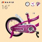 Rapid Candy children’s bicycle 16 inch, pink, with training wheels