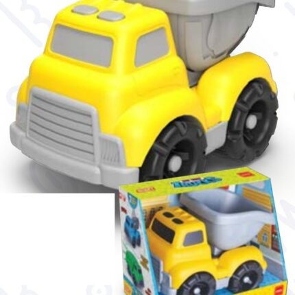 MGS Kamion vetëshkarkues Smart Wheels My City Trucks, i verdhë me kasë gri