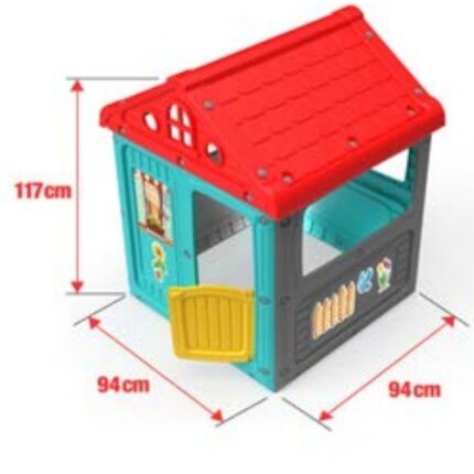 MGS Shtëpizë loje për fëmijë Play House, 117 cm, për brenda dhe jashtë