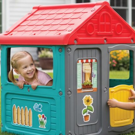 MGS Shtëpizë loje për fëmijë Play House, 117 cm, për brenda dhe jashtë
