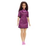 Barbie Fashionistas #188 doll with a checkered pink-black dress