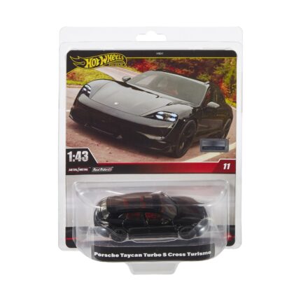 Hot Wheels Premium Model car Porsche Taycan Turbo S Cross Turismo 1:43