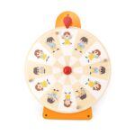 Viga Wooden wall toy Wheel with movements and emotions, 56,5 x 45 cm