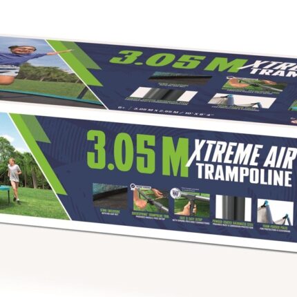 Bestway Trampolinë me rrjetë sigurie Xtreme Air, 305 x 255 cm
