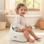 Dolu Nuve Potty with lid and handle, beige (Relax Beige)
