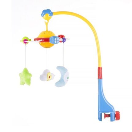 Rrotullues muzikor për shtrat Chipolino Orbit me projektor, hapësirë