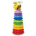 Winfun Музичка играчка за редење Пчелка и сончогледи, со мелодии