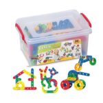 Set ndërtimi Dede Click Clack në kuti ruajtjeje, 96 pjesë