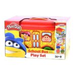 Dede Play-Doh School Bus play dough set, bus-shaped case