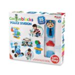 Dede Cactusblocks “Police Station” building blocks, 55 pieces