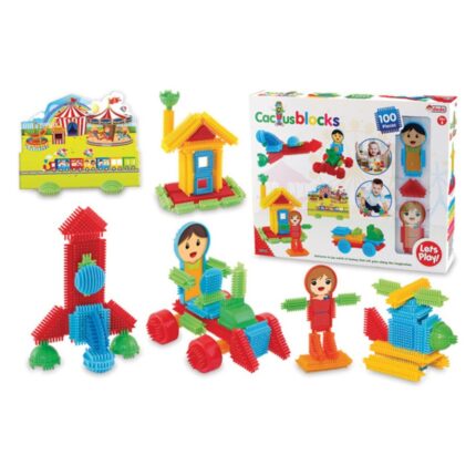 Dede Cactusblocks building blocks with spikes, 100 pieces