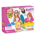 Dede Сет пластелин ART CRAFT „Фризерски салон“, 4 бои пластелин