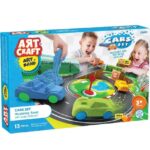 Rërë modelimi Dede ART CRAFT Cars Set, 750 g, 13 pjesë