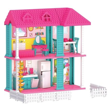 Dede Mila’s Dream 2-storey dollhouse with furniture, doll not included
