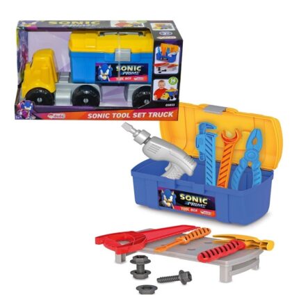 Dede Камион со алат Sonic Prime Tool Box, 14 делови