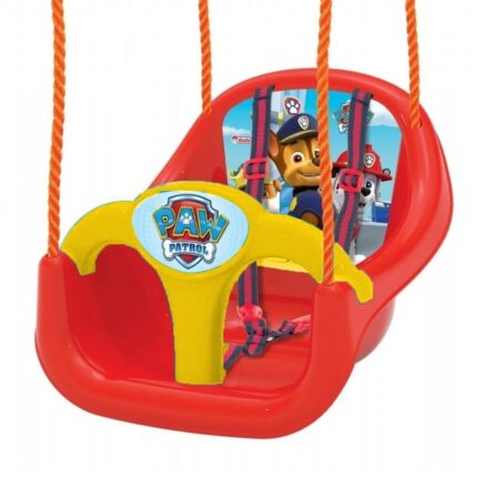 Dede Paw Patrol children's swing with safety belt, red