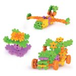 Dede Fun-Fun Puzzle construction set for 3D figures, 128 pieces