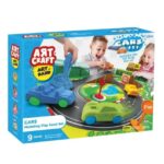 Dede ART CRAFT Cars Set modelling sand, 600 g, 9 pieces