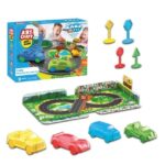 Dede ART CRAFT Cars Set modelling sand, 600 g, 9 pieces
