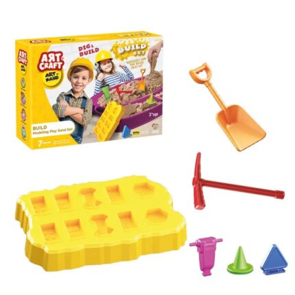 Dede Песок за моделирање ART CRAFT Build Set, 600 g, 7 делови