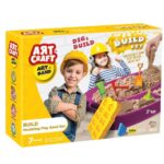 Dede Песок за моделирање ART CRAFT Build Set, 600 g, 7 делови