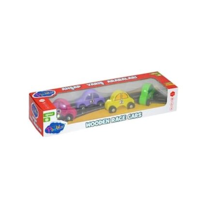 PlayWood Makina gare prej druri 4 në 1
