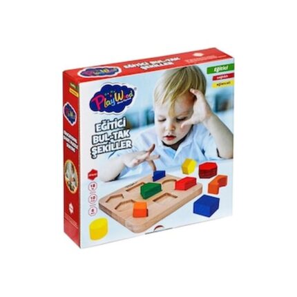 PlayWood Wooden shape-sorting game