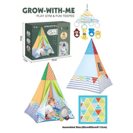 CHIPOLINO Party 2-in-1 activity mat and play tent, PGRCA02103PA