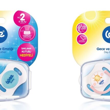 Wee Baby Day and night pacifier set no. 2, 6–18 months, 2 pieces