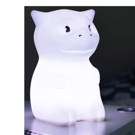 LumiPets Силиконска LED ноќна ламба Змеј со далечински управувач