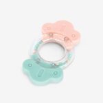 Kikka Boo Rattle and teether Bonbon with silicone teethers, pink