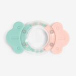 Kikka Boo Rattle and teether Bonbon with silicone teethers, pink