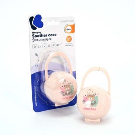 Kikka Boo Hygienic pacifier storage box Savanna, pink