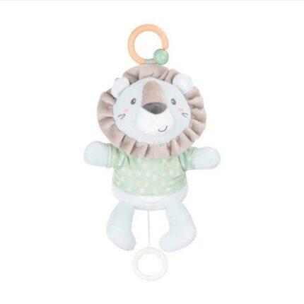 Kikka Boo Lodër muzikore e butë luan i vogël Jungle King, 30 cm