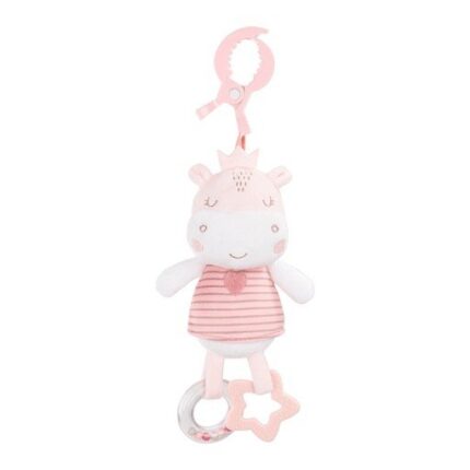 Kikka Boo Soft toy with clip Hippo Dreams, hippopotamus, 36 cm