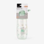 Kikka Boo Shishe me thithkë silikoni Music Fest, 450 ml, mentol