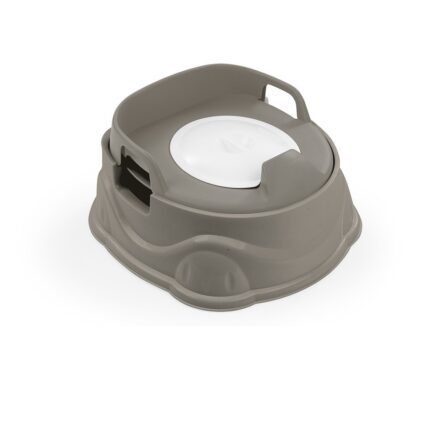 Dolu Nuve 3-in-1 potty – toilet seat adapter and step stool, gray