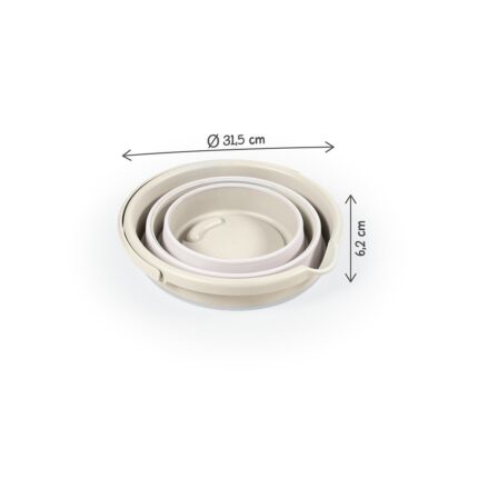 Dolu Nuve Foldable bucket-tub for baby bathing, beige