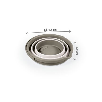 Dolu Nuve Foldable bucket-tub for baby bathing, gray