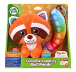 LeapFrog Panda e kuqe interaktive prej pelushi Colourful Counting