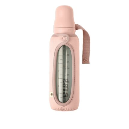 BIBS Neoprene sleeve for 225 ml glass bottle, Blush (pink)