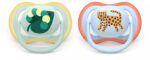 Philips Avent Çucël qetësuese ultra air 0–6 muaj, 2 copë, gjethe dhe leopard