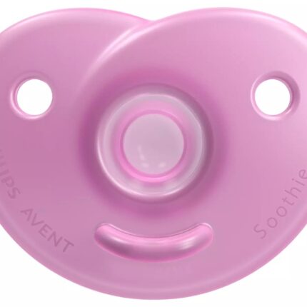 Philips Avent Soothie silicone soother 0–6 months, 2 pieces, pink