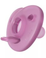 Philips Avent Çucël qetësuese silikoni Soothie 0–6 muaj, 2 copë, rozë