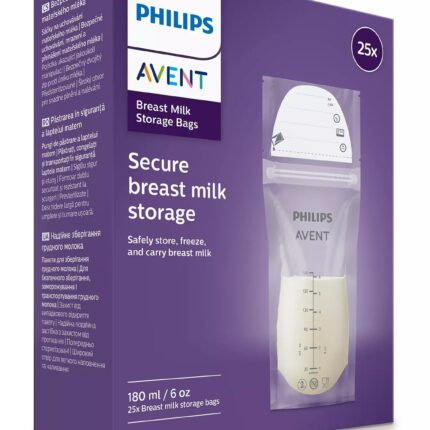Philips Avent Qese për ruajtjen e qumështit të gjirit, 25 copë