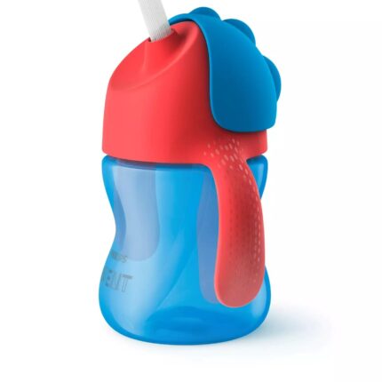 Philips Avent Straw cup 200 ml, 9+ months, blue and red
