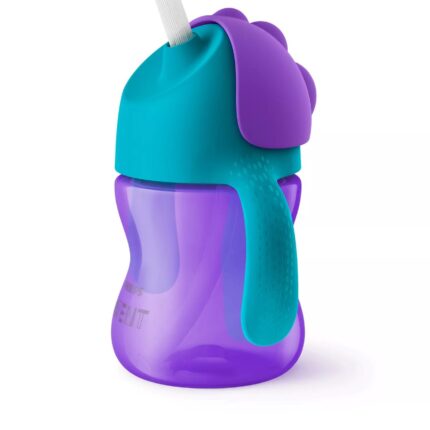 Philips Avent Straw cup 200 ml, 9+ months, purple and turquoise