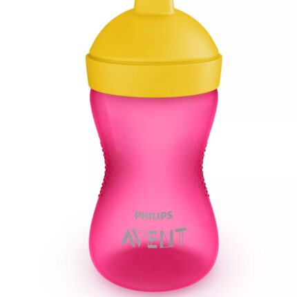Philips Avent Чаша со тврдо клунче My Grippy 300 ml, 18+ месеци, розова